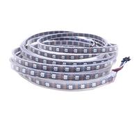 TOPXCDZ WS2813 Led Strip Light Dual Signal Individually Addressable 30LEDs 60LEDs 144 LEDs WS2812B Updated Black White PCB DC5V (Black PCB IP67, 5M 60LED/M)