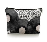 TopXmai Maximalist Funky Disco and Leopard Lip Makeup Bag for Women, Cheetah Leopard Gifts for Women Cosmetic Bag, Trendy Eclectic Y2k Girly Aesthetic Makeup Pouch,B078