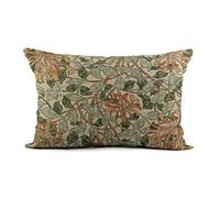 Topyee Throw Pillow Cover 12x20 Inch Fine Honeysuckle Ii Morris William 1834 Designs Endpapers Marbled Home Decor Pillowcase Lumbar Pillow Case Cushion Cover for Sofa Couch Bed