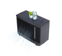 Topyond 12V Mini Portable Air Conditioner for Car and Home,Icybreeze,Silent Evaporative Cooler with Water Tank, for 12V AC, Trucks, and Camping