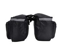 Topyond 25L Cycle Rack Bag, Rear Saddle Bags for Cooler, Mountain Cycle Double Pannier Bag, Tail Carrier Trunk for Riding and Commuting