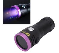 Topyond 365nm UV Flashlight Aluminium Alloy USB Type C 60W UV 365nm Light Flashlight for Cat Urine Detection Dry Stains Detection