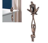 Topyond Abstract Art Statue: Lover Sculpture Ornament Resin Abstract Art Statue Of Couple, Depicting Man Lifting Woman in a Joyful Dancing Pose. Add a Touch Of Romance and Elegance To Your Home D閏or