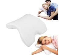 Topyond Arm Pillow, Multifunction Memory Foam Side Sleeper Arm Rest Pillows, Arched U Shape Cuddle Pillow, Prevent Hand Numb Sleep Pressure Pillows for Neck Pain or Side Sleeping