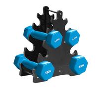Topyond Dumbbell Rack Stand for Small Weights, 5 Tier Dumbbell Hand Weights for Home Gym & Strengh Training, No Assembly Required Weight Stand Only