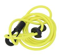 Topyond Elastic Kayak Paddle Leash and Shock Absorption Hook, Lightweight Portable DIY Elastic Kayak Paddle Leash Bungee Rope Buckle Combination for Kayaks, Canoes (yellow)