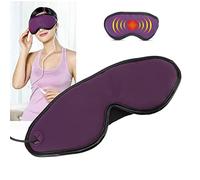 Topyond Electric Heated Eye Pad with USB Interface,6 Modes,Sleep Mask,3 Gear Temperature,Eye Mask,Far Infrared Hot Compress,Eye Masks for Sleeping,Massage Function