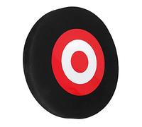 Topyond EVA Foam Arrow Target, Bow and Arrow Moving Target, Round Crossbow Target, Shooting Practice Accessories with 2 Shooting Sheets(black red)