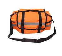 Topyond First Aid Responder Bag, 17.7" 11.8" 7.5" Professional Trauma Kit Carrier with Multiple Compartments, Lightweight and Durable for EMS and Paramedics Deluxe(Orange)