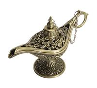 Topyond Genie Lamp, Vintage Bronze Arabian Magic Lamp, Tabletop Decoration, Magical Prop, Legend Wishing Light, Gift for Home Decor Enthusiasts