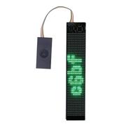 Topyond LED Matrix Panel Green, Programmable Flexible Scrolling LED Sign for Store, Car, Bar, and Hotel, Customizable Digital Signage Display, Flexible Transparent Film Screen