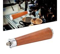 Topyond M10 Portafilter Wooden Handle Coffee Filter Handle for Italian Coffee Machines, 1 Count