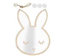 Topyond Nordic Acrylic Decorative Mirror Wall Sticker Decal - Stylish Children's Room and Nursery Decoration Mirror(Rabbit)