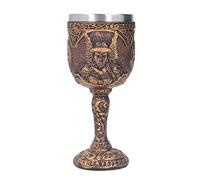 Topyond Nordic Wine Goblet with Resin Shell,Retro Beer Cup for Cocktails, Whisky, and Red Wine,Water Glasses Drinking Set for Parties, Bars, and Home Decor,Gothic and Novelty