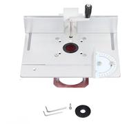 Topyond Router Lift Base Kit for 64 to 65mm Types,Aluminum Alloy Table Lift System,Adjustable 0 to 54mm Lifting Range,DIY Router Table Insert Base Plate