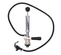 Topyond Stainless Steel Keg Tap, 4 Inch Beer Party Pump, Leak Proof Design Hand Pump Picnic Tap Kit for Homebrew Bars, Home Bar, Parties