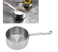 Topyond Stainless Steel Milk Pan, 500ml, Double Infusion Port, Induction Compatible, Gas and Electric Hob Suitable, Dishwasher Safe, Versatile Cooking Pot forSoups, Sauces, Porridge & Milk