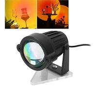 Topyond Sunset Projection Lamp, Multi-Color Rainbow Projector, LED Visual Light, Fun Nightlight for Bedroom, Living Room, Romantic Octopus Design, Relaxing Atmosphere for Home