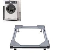 Topyond Washing Machine Stand Mini Fridge Stand, Aluminum Alloy Height Adjustable, Slip Resistant, Universal for Washer, Dryer, Leveling Platform for Home Appliances