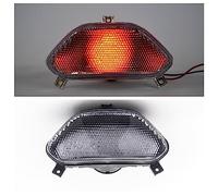 TOPZONE Compatible for Suzuki 1996-1999 BANDIT GSF600;1997-2000 BANDIT GSF1200; LED Taillight Rear Lamp integrated Turn SIgnal Idicator Function 35710-26E30 (Clear Lens)