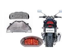 TOPZONE Compatible for Suzuki 2005-2008 GSF650 BANDIT； 2008-2016 GSX650 F; LED Taillight Rear Lamp integrated Turn SIgnal Idicator Function (Sequential LED Taillight+Turn Signal, Smoke)