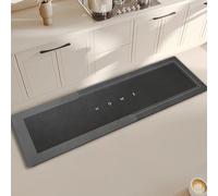 Topzywlc Kitchen Mat Non Slip Anti Mould 45 * 150 cm, Quick Dry Magic Kitchen Floor Mat, For Bathroom, Bedroom, Kitchen, Toilet, Door, Washing Table (Rectangular Dark Gray, 45 * 150 cm)