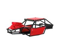 TOQPCZA For TRX4M Upgrade 1/18 RC Crawler Rock Tarantula Nylon For Buggy Body Shell Chassis Kit RC Upgrade Parts(Unassembled Red)
