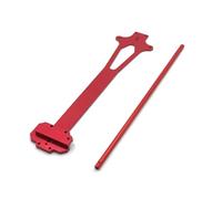 TOQPCZA Models Parts For WLtoys 124016 124017 124018 124019 1/12 Metal Second Floor Plate Central Drive Shaft RC Car Upgrade Parts(Red)