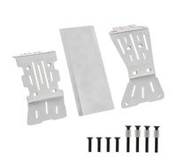 TOQPCZA RC Car Toys Components For Arrma For Gorgon 1/10 Metal Stainless Steel Chassis Guard Protection Protector Skid Plate RC Monster Truck 2WD Upgrade Parts