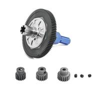 TOQPCZA RC Car Toys Components For Arrma For Senton For Granite Big For Rock For Vorteks For Typhon 4X4 1/10 1Set 91T Spur Gear Slipper Clutch 21T 19T 17T RC Car Parts(Blue 2)