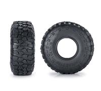 TOQPCZA RC Car Toys Components For Axial For SCX10 For Wraith D90 D110 TF2 For TRX4 For TRX6 1/10 1.9 2.2inch Rubber Wheel Tire With Foam Inserts RC Crawler Parts(1.9inch,2PCS)