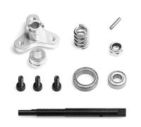 TOQPCZA RC Car Toys Components For Traxxas For Slash For Rustler For Stampede For Hoss 4WD For VXL 1/10 Slipper Clutch Eliminator Set 6878 RC Car Upgrade Parts(Silver)