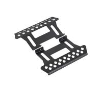 TOQPCZA Rc Frame Plate For Axial For SCX10 90046 90047 TF2 1/10 2PCS For Rock Sliders Metal Pedal RC Crawler Upgrade Parts Accessories Upgrades Replacement(Black)