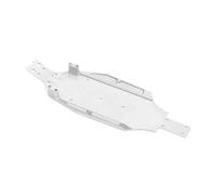 TOQPCZA Rc Frame Plate For LOSI Micro-B 2WD LOS-1766 1/24 7075 Alloy Chassis Plate RC Car Tracked Vehicles Parts Accessories Upgrades Replacement Repair(Silver)