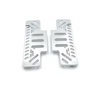 TOQPCZA Rc Frame Plate For MN For MN128 MN86 G500 1/12 Metal Foot Pedals RC Remote Control Car Tracked Vehicles Parts Accessories Upgrades Replacement(Silver)