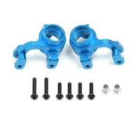 TOQPCZA RC Jouets Parts For Hyper GO For MJX 7303 1/7 RC Car Front Steering Cup Metal For Swing Arm Pull Rod Parts Model Accessory Repair Assemble(Blue)