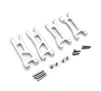 TOQPCZA RC Jouets Parts For LOSI Micro-B 2WD For Buggy LOS00007 1/24 Metal Front And Rear Lower Control Arm Parts Fittings RC Model Car(Silver)