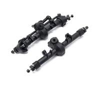 TOQPCZA Rc Parts Compatible With Axial For SCX24 For Gladiator For Bronco C10 For Deadbolt For JLU 1/24 RC Crawler Car Complete Front Rear Portal Axle Set