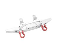 TOQPCZA RC Parts For MN D90 D91 D96 MN90 For MN99S 1/12 Metal Front Bumper Bar Anti-collision Upgrade Parts Accessories RC Car Repair Replace(Silver)