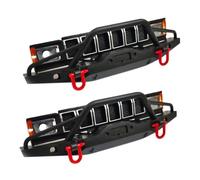 TOQPCZA RC Parts For WPL C14 C24-1 1/16 RC Car 2X Front Bumper Front Face Grating Spare Upgrade Parts Repair Replacement Accessories
