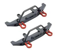 TOQPCZA RC Parts For WPL C14 C24 C24-1 1/16 RC Car X18A-2X Metal Front Bumper 4X4 Truck Crawler Upgrade Parts Accessories Titanium