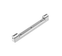 TOQPCZA RC Replacement Parts For Croboll MK07 4WD 1/7 RC Electric Remote Control Model Car Modification Upgrade Accessories Metal Rear Bumper Connec Bar Lin(Silver)