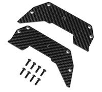 TOQPCZA RC Replacement Parts For INFRACTION 6S For BLX V2 All-road 1/7 Carbon Fiber Car Air Dam Diffuser Wheel Cover RC Car Truck Upgrade Parts