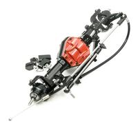 TOQPCZA RC Toys Spare For Axial For SCX10 1/10 Replacement Aluminum Front Rear Axle With 4WD Lock Modification RC Crawler Car Upgrade Accessories Parts(Front)