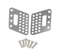 TOQPCZA RC Toys Spare For Axial For Wraith 90018 1/10 Aluminum Alloy Front Rear Shock Mounts Modification Car Accessories RC Crawler Car Upgrade Parts(Silver,Rear)