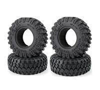 TOQPCZA Rc Upgrade Components For Axial For SCX24 90081 1/24 4PCS 49x18mm Beadlock Micro Crawler Wheel Rims Tires Set RC Crawler Car(Tires)