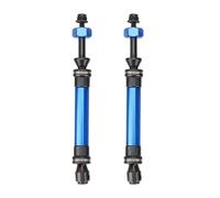 TOQPCZA Rc Upgrade Components For Traxxas For Slash For Rustler For Stampede For VXL 4X4 1/10 4Pcs Metal Heavy Duty Drive Shaft CVD 4WD RC Car Upgrade Parts(BLUE R)