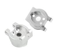 TOQPCZA RC Upgrade Parts For Traxxas For TRX4 1/10 2Pcs Metal Rear Portal Axle C Mount 8256 RC Crawler Car Parts And Accessories Upgrades Replacement And Use(Silver)