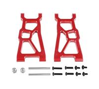 TOQPCZA Rc Upgrades Parts For ZD For Racing DBX-10 1/10 RC Remote Control Car For Desert Off-road Vehicle Metal Upgrade Accessories Front For Swing Arm(Red)