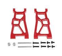 TOQPCZA Rc Upper Lower Swing Arms For ZD DBX-10 1/10 Metal Front For Swing Arm For Racing RC Remote Control Car For Desert Off-road Vehicle Upgrade Accessories(Red)